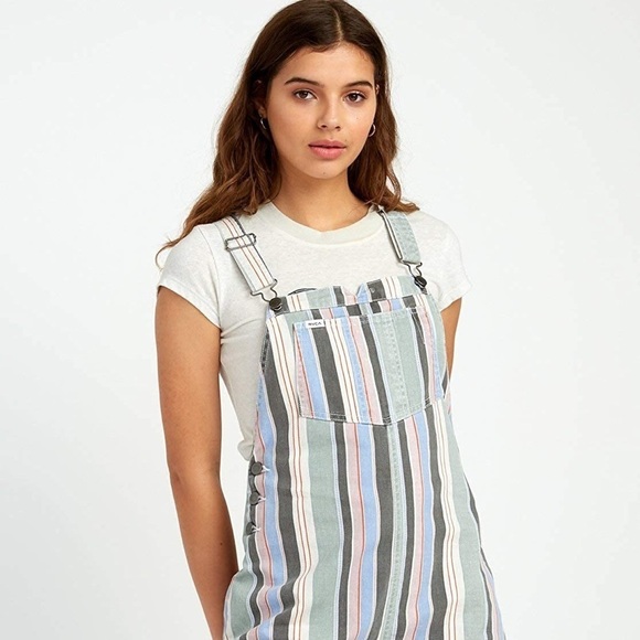 🔆RVCA🔆TOWNHOUSE ROMPER OVERALLS - Picture 6 of 14